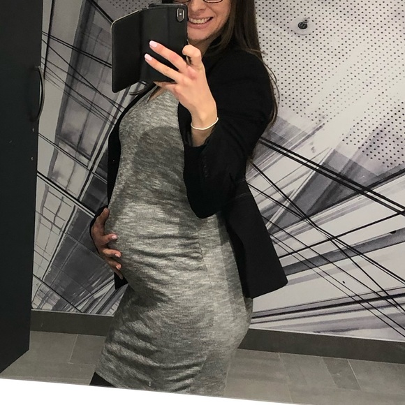 Thyme Maternité grey dress - Picture 8 of 8